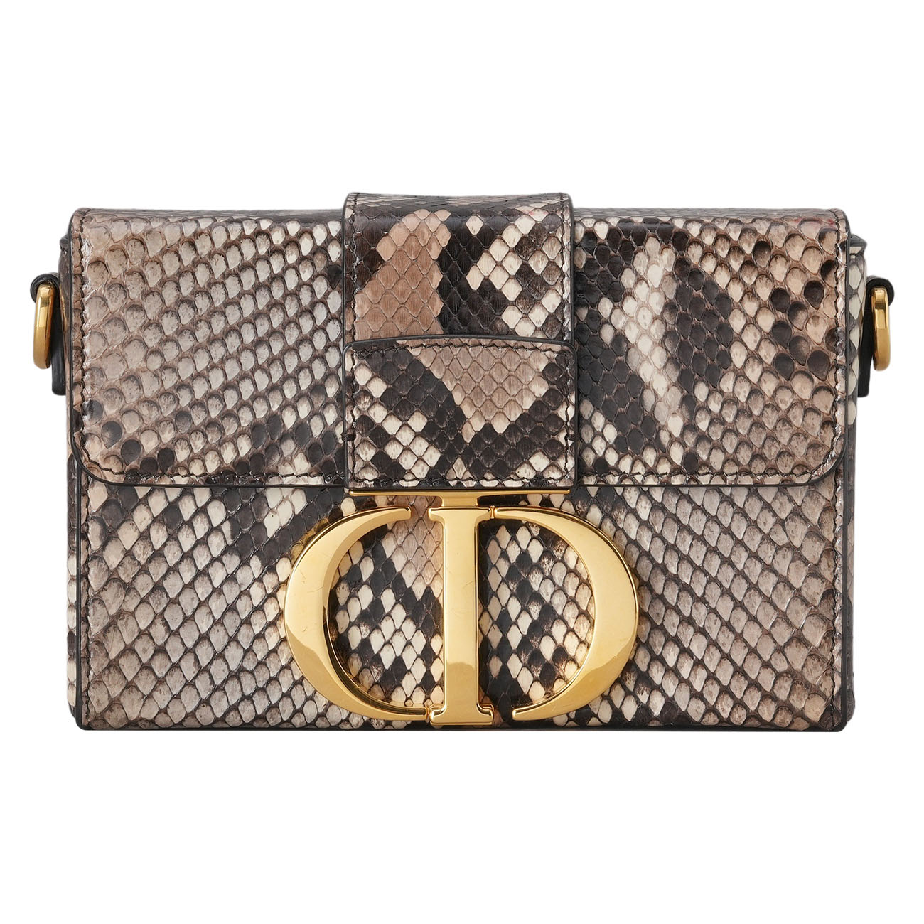 CHRISTIAN DIOR(USED)디올 파이톤 30 몽테인 박스백